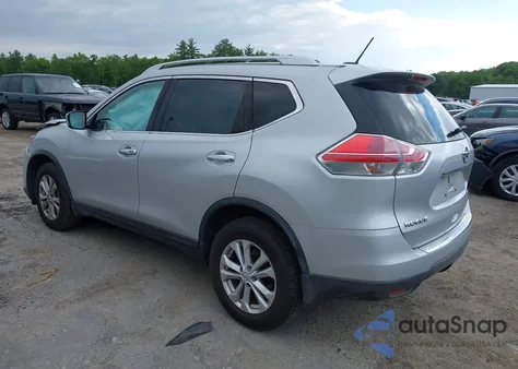 2016 Nissan Rogue Sv из США, поврежденный, VIN KNMAT2MV5GP667984